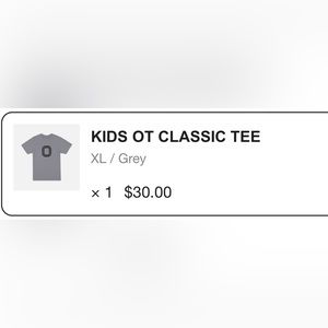 Overtime shirt, kids XL, kids OT classic tee